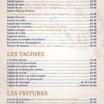 Menu Le filet du pêcheur Safi September 2023 591712-473000